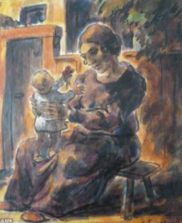 Erich Fraass' "Mother and Child" (1922)