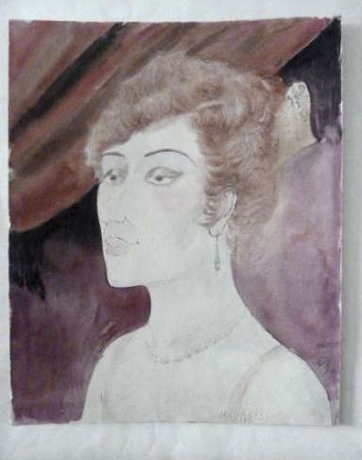 Otto Dix's "Dame in der Loge" (1922)