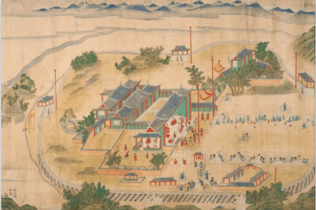 1731 ~ Korean Scroll. Currently housed in the National Museum of Korea at Jeju